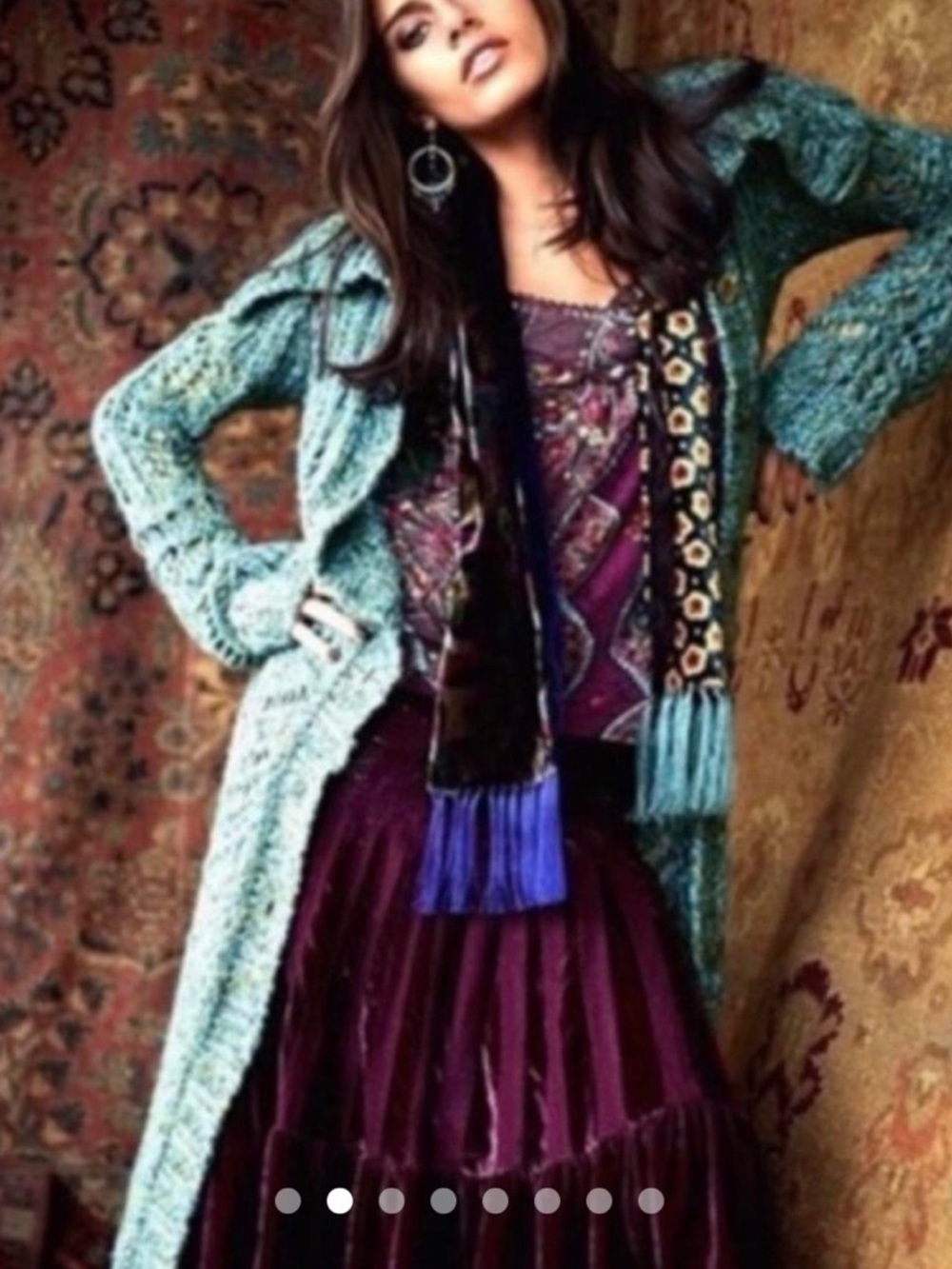 Vintage Y2K Free People Budapest Daydream duster cardigan